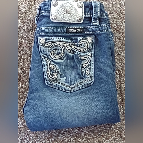 Miss Me Skinny Fit Jeans Sz16 - Picture 1 of 5